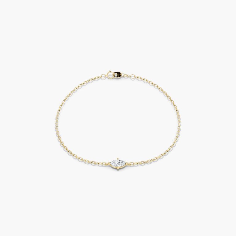 Petite Solitaire Marquise Bracelet
