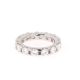 4.62 CTW   Round Moissanite Eternity Wedding Band in 14K White Gold