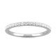0.39 CTW   Round Moissanite Band in 14K White Gold