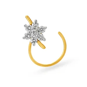 Enigmatic Diamond Nose Pin