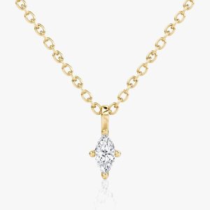 Royal Petite Solitaire Marquise Pendant