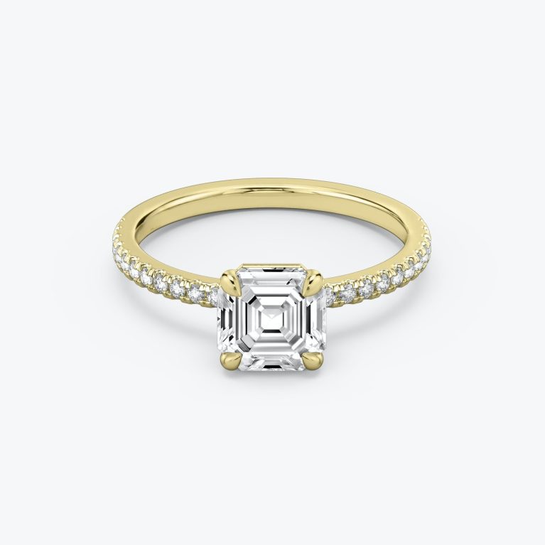 The Signature Asscher Engagement Ring