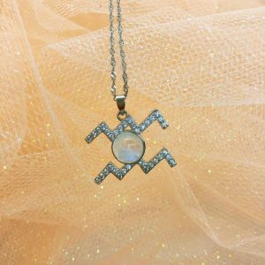 Zodiac Sign Necklace Aquarius