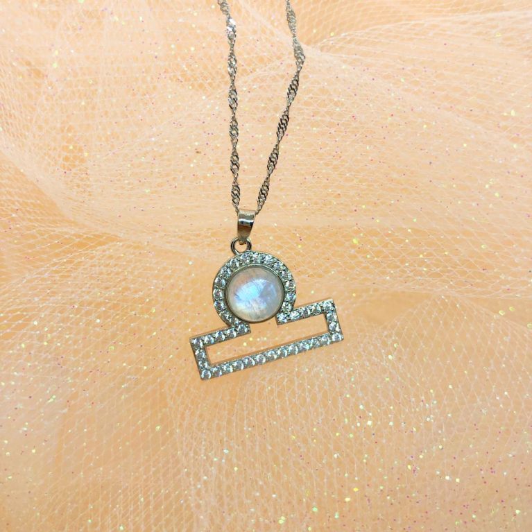 Zodiac Sign Necklace Libra