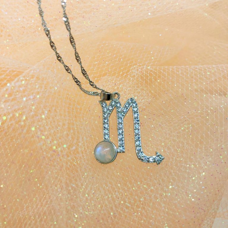 Zodiac Sign Necklace Scorpio