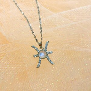Zodiac Sign Necklace Pisces