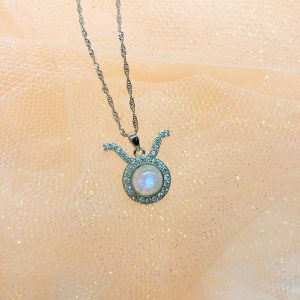 Zodiac Sign Necklace Taurus
