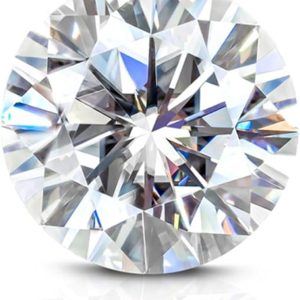 Round Cut Moissanite Stone Loose Gemstone Small Size Excellent Cut